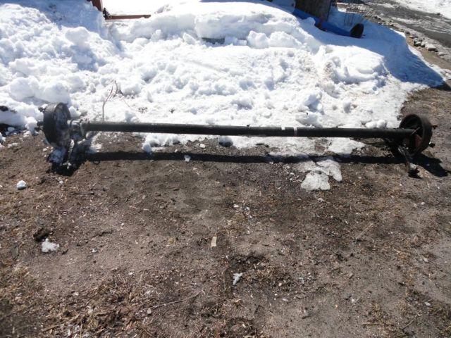Trailer Axle With Brakes