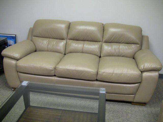 Trinity Leather Sofa Set (Very good condition, rarely used)