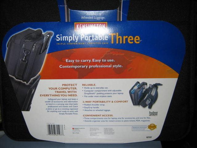 Triple Compartment Computer Case