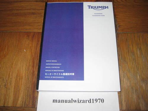 Triumph Thunderbird SE Service Manual Part# T3850710 + Part# T3850700