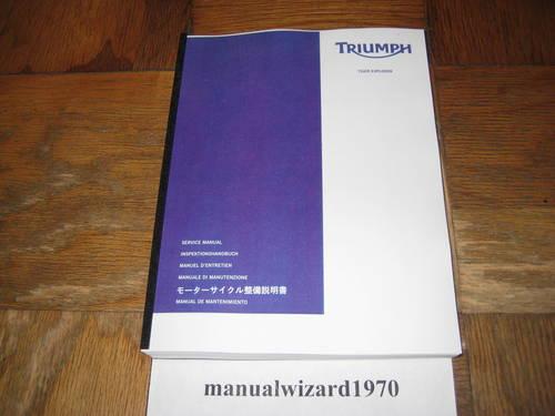 Triumph Tiger 800XC ABS Service Manual Paper Part# T3856760