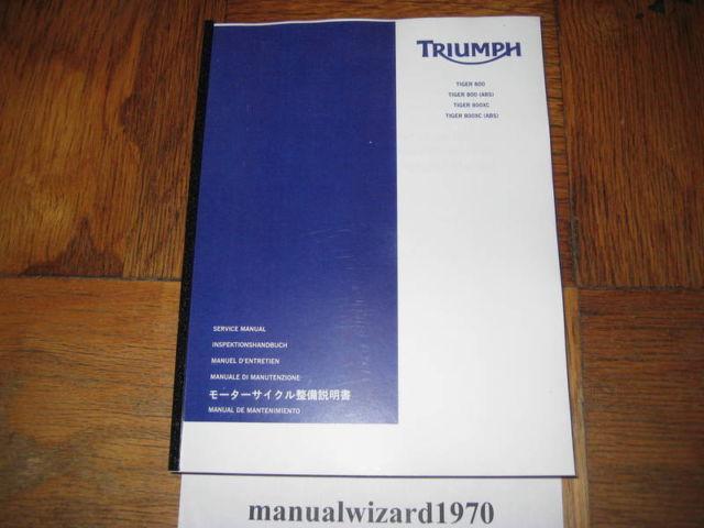 Triumph TIGER EXPLORER 1200 Service Repair Manual Paper Part# T3852795