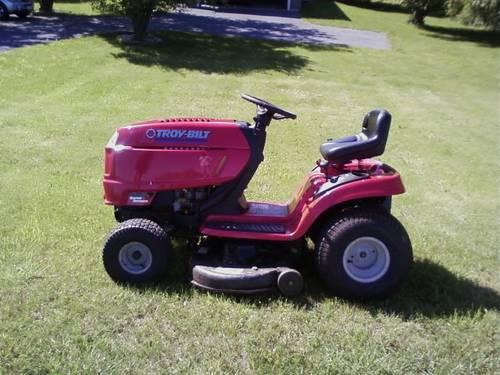 Troybilt 42-inch cut 14 horse lawn tractor - Ready for Mowing Season!
