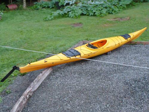 Two (2) Boreal Designs, Inukshuk 17' Open Water Kayaks in Loon Lake