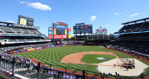 Two (2) Field Level Mets tickets behind dugout, near aisle (Sec 113)