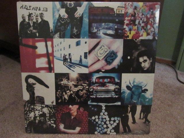 U2 Achtung Baby LP 1991 original withdrawn version Sealed