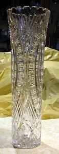 Unique HUGE crystal vase