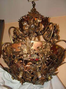 ====> Unique & Unusual - COPPER & BRASS - Chandeliers and Lamps <====