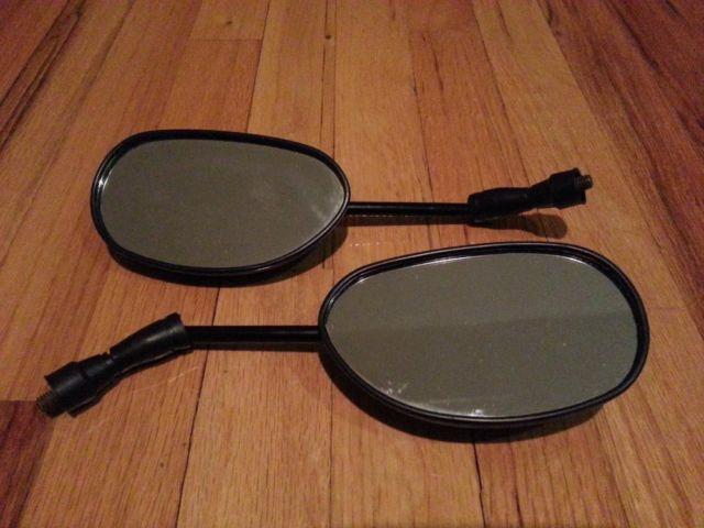 Univeral Motorcycle Scooter Rear View Side Mirrors 8mm