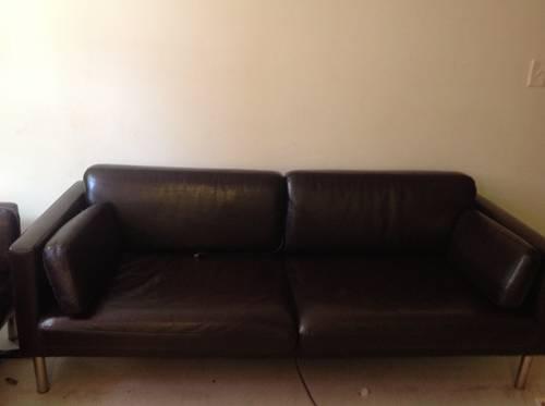 Use ikea leather sofas Bargain deal!