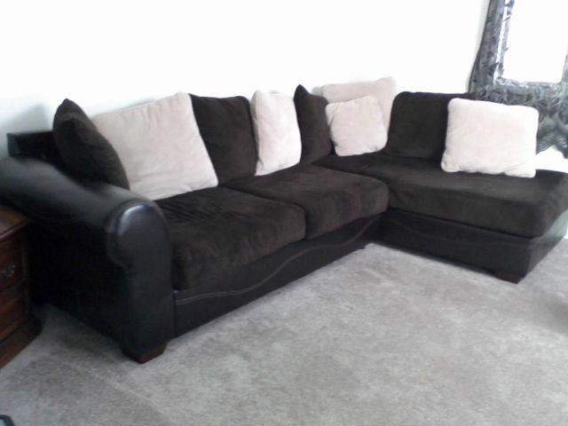 Used brown sofa