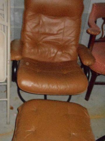 Used (Coach) Dark Brown Leather Arm Chair