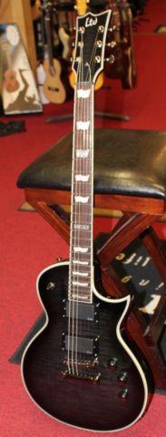 Used ESP/LTD EC401FM Trans Black Electric Guitar