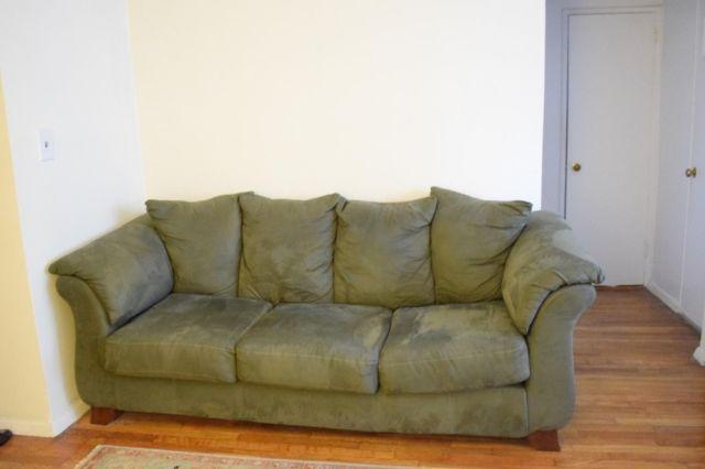 Used Olive Green Couch