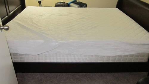 Used Raymour & Flanigan headboard/Bed/Mattress complete set-Must Go