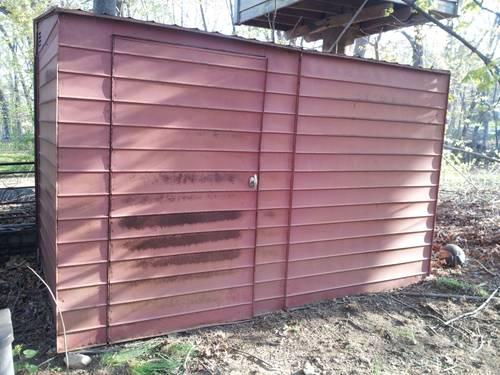 Used Steel Sheds 10'x5'x6'10