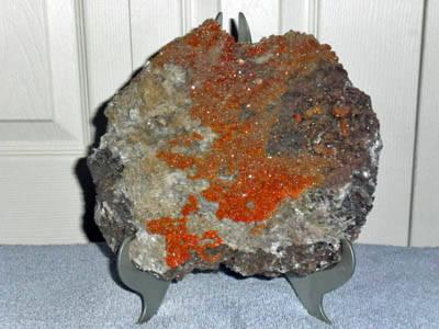 Vanadinite Crystals on Calcite {Massive Size} Originally-$575.00