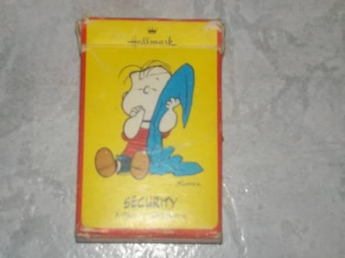 Vintage 1952 Hallmark Security A Peanuts Card Game- United Feature Syn