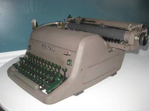 Vintage 1954 Royal Typewriter (orig $85)