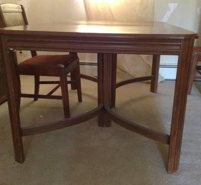 Vintage Antique Chippendale Art Deco 1920's dinning room table
