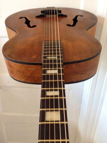 Vintage Archtop Acoustic Guitar