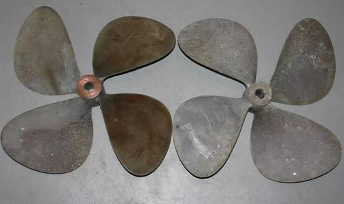 Vintage Bronze Propellers, Matched Set,23