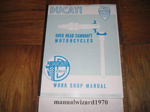 Vintage Ducati 160 Monza 250 GT Mark 3 SCR Service Shop Repair Manual