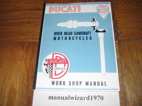 Vintage Ducati SOHC Over Head Camshaft Service Shop Repair Manual