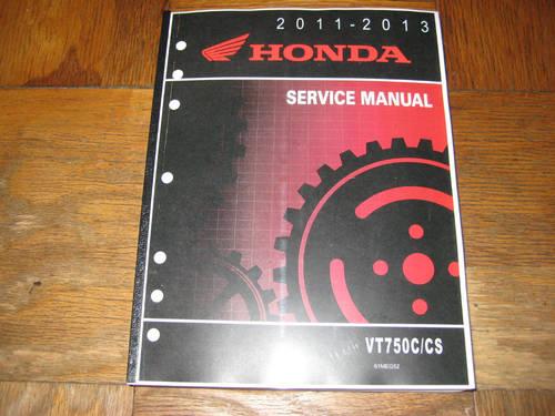 VT750C Shadow Aero 750 Service Shop Repair Manual Part# 61MEG05