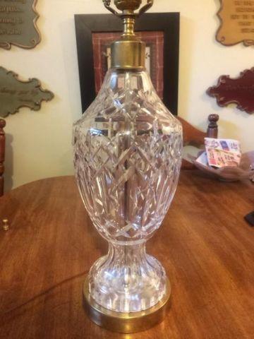 Waterford Crystal Lamps (Set of 2) @ $285 ea. $570.00