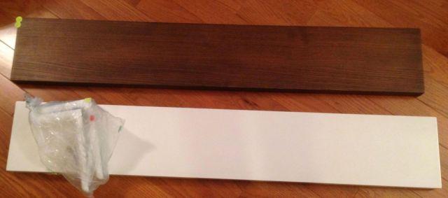 West Elm FloatingShelves: 48? W x 1 1/2? H x 8? D great condition whit