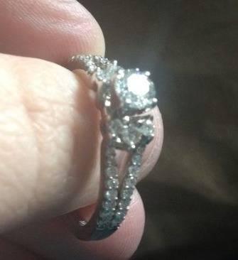 White gold engagement ring only worn once!