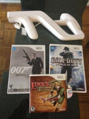 Wii games and Wii Zapper Gun