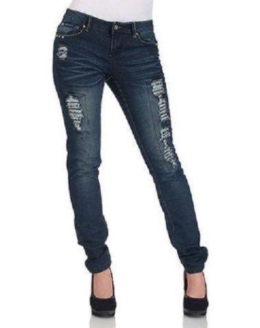 Woman slim skinny jeans