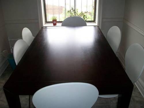 Wooden Dining Table - Seats 6