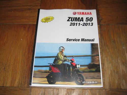 Yamaha Zuma 125 Service Workshop Repair Manual Paper Part# 11616-22-71