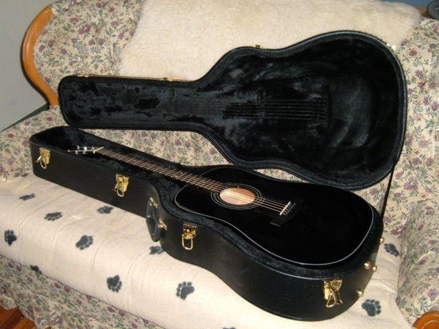 Zager Acoustic Black Guitar Reduced!!!