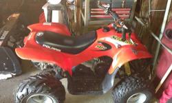 Polaris scrambler 90cc runs and looks great .
This ad was posted with the eBay Classifieds mobile app.