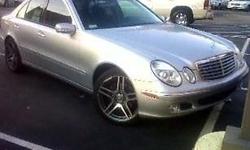 2004 Mercedes Benz, E320,shiftable automatic, 3.2l v6, abs 4 way disc brakes, air condition w automatic climate control, heated leather seats, silver w black leather interior, upgraded AMG rims w low profile tires add to value-- I am second owner and knew