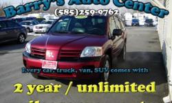 **Get a FREE 2 Year Unlimited Mileage Warranty!!**
Here is a beautiful 2004 Mitsubishi Endeavor LS with basic power options. This car is a smooth ride with AWD(All Wheel Drive). Drive this car home today for only $122/month.
Spring is finally here! April