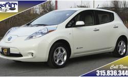 Check out this amazing Nissan Leaf SL. Unlike some of the electric cars in the past, this is a real car that is comfortable, easy to drive, and loaded with equipment. Our asking price is thousands below the $38,000 sticker price of a new one, and