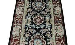 50% SALE
WE Sell ONLY AUTHENTIC HAND MADE RUGS
You can buy this Item on ebay searching for the same title
or just type the fallowing ebay Item number: 330799896845
Softened palette of an European design combined with a traditional border. The silk touch