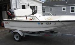 For more details visit: http://www.BoatsFSBO.com/97719 Please contact boat owner Paul at 315-783-3309. 13 ft Whaler with cushion Package with back rest on main seat. Great boat for fun or fishing. Bumpers and rope, ladder. Perfect shape inside and