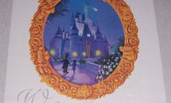 I have a box of 143 16x20 poster's of Walt Disney World celebrating there 25th Anniversary. The poster is a picture of Mickey Mouse and child walking toward the Magic Kingdom! Walt Disney World 25th Anniversary Commemorative Poster , Mickey walks hand in