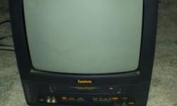 14" Symphonic TV with built-in vhs player.
Like new condition!! $20 or make offer.