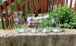 15-Glass vases-- perfect for a wedding
$.50 each of $7 for all