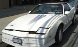 1 of only 1,500 produced ALL ORIGINAL
If your looking for a Trans Am collectible at a reasonable price one that will only go up in value this is the one for you
Loaded with options including t-tops , recaro leather with factory cloth PONTIAC inserts,