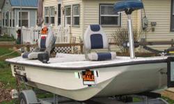 Call Boat Owner Tim 315-281-3053. 16' Carolina Skiff boat with trailer, 25hp Yamaha motor, Minn Kota trolling motor, and Hummingbird fish finder. One owner boat that was rarely used and is in excellent condition, motor has less than 100hrs on it, trailer
