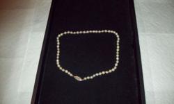 17 INCH BAROQUE PEARL NECKLACE STERLING SILVER CLASP $150.00 917-701-3862
PEARLS ARE 6MM
$150.00