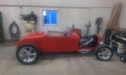 1927 Ford Roadster for sale (NY) - $40,000
Rear tires: Eagle GT II P275/45R 20's on Billet specialty rims.
Front tires: Eagle GT II 215/45ZR 17's on Billet specialty rims
Disk brake front, drum rear, 3.8 Turbo charged 350 HP Buick Grand National motor and